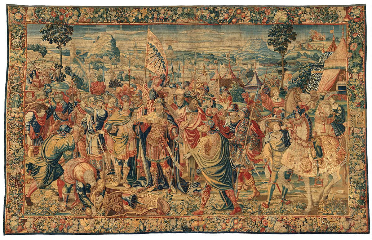 aeist agamemnon musters greek troops aulis