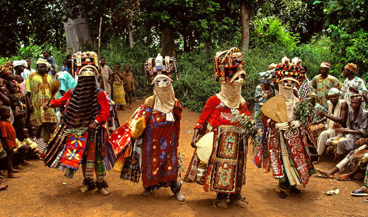 african masks performance