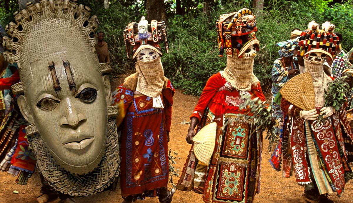 african masks ceremony benin mask