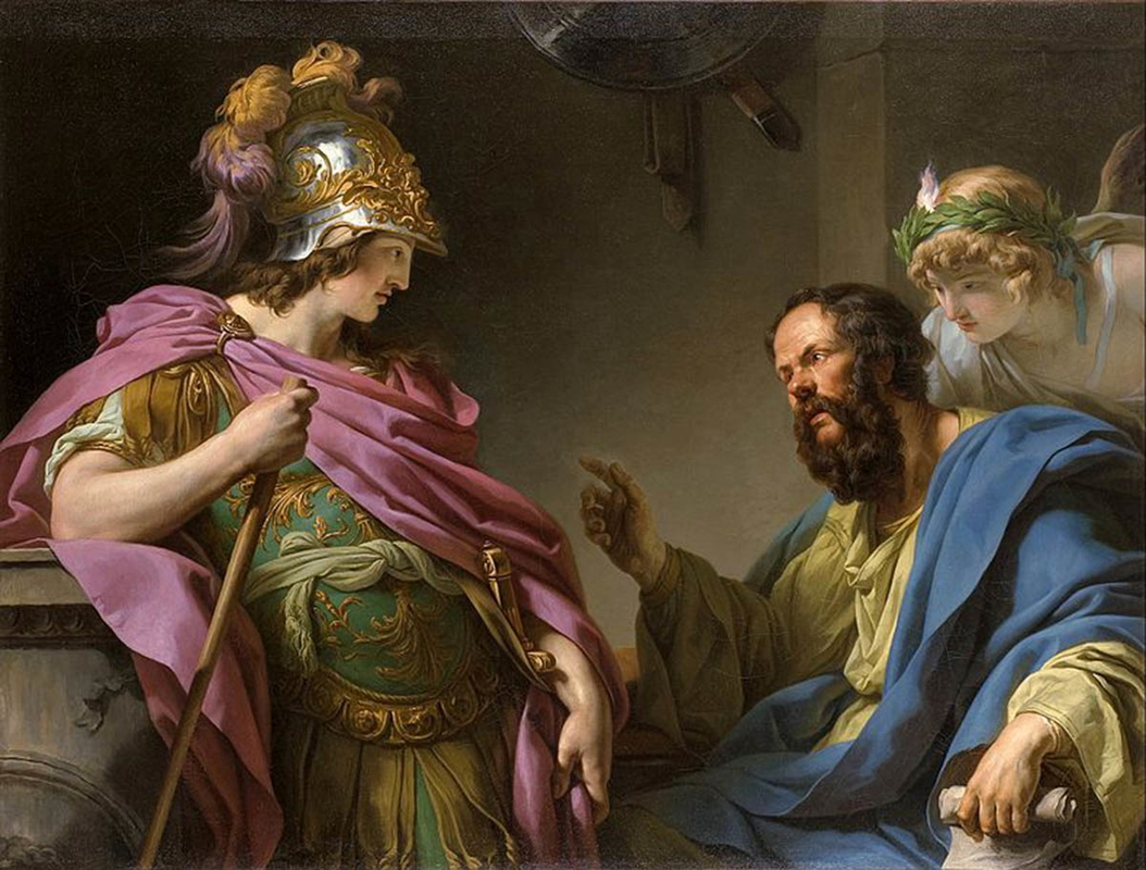 alcibiades socrates vincent painting