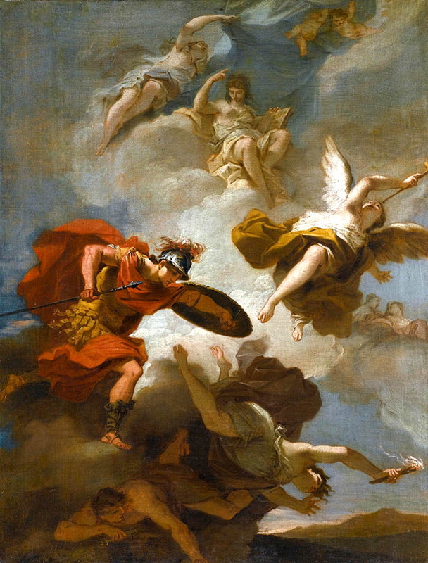 allegory virtue pedrini painting
