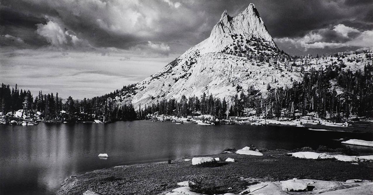 cathedral peak and lake yosemite