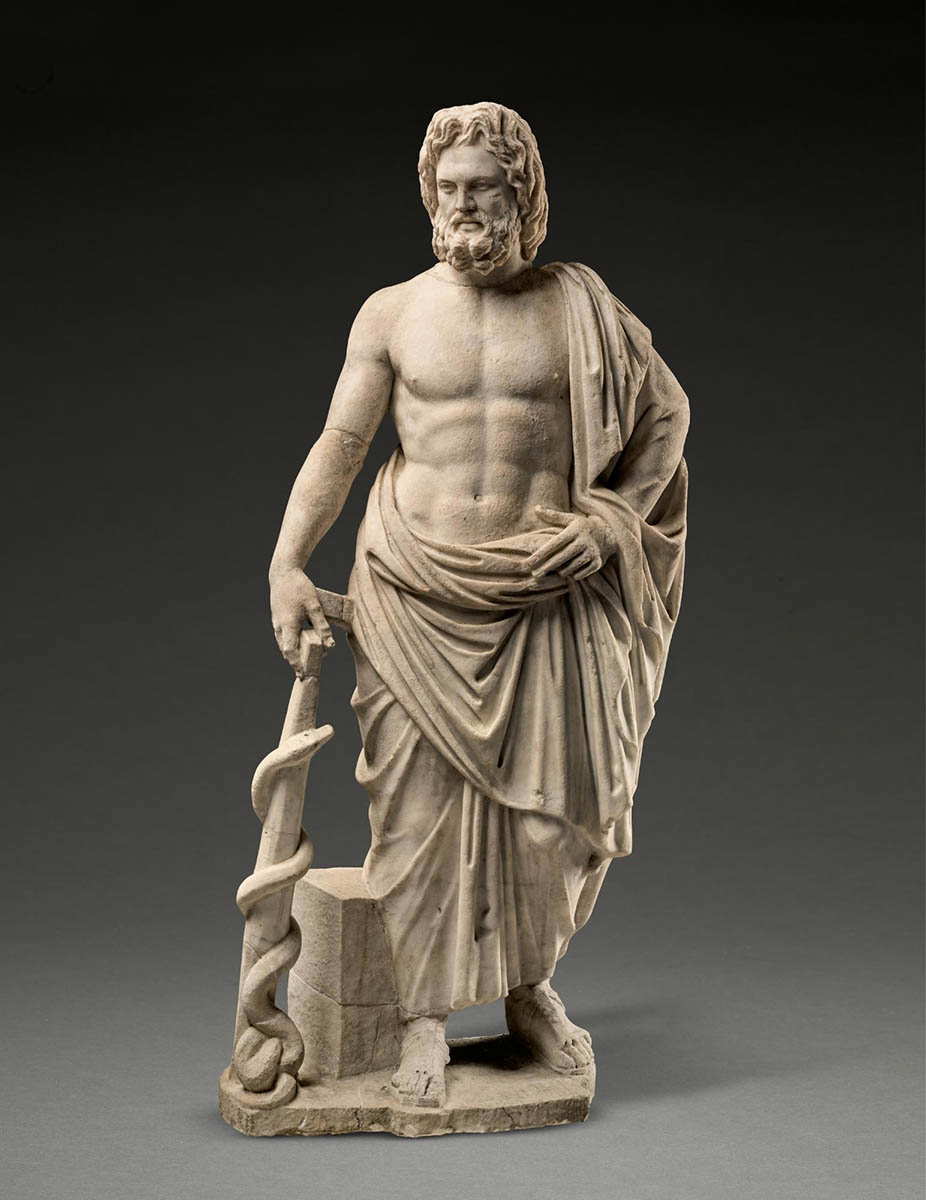 asclepius statue