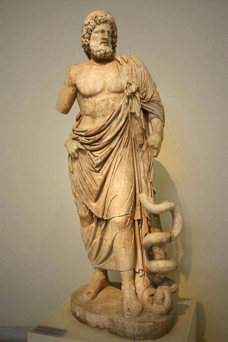 asclepius snake and staff