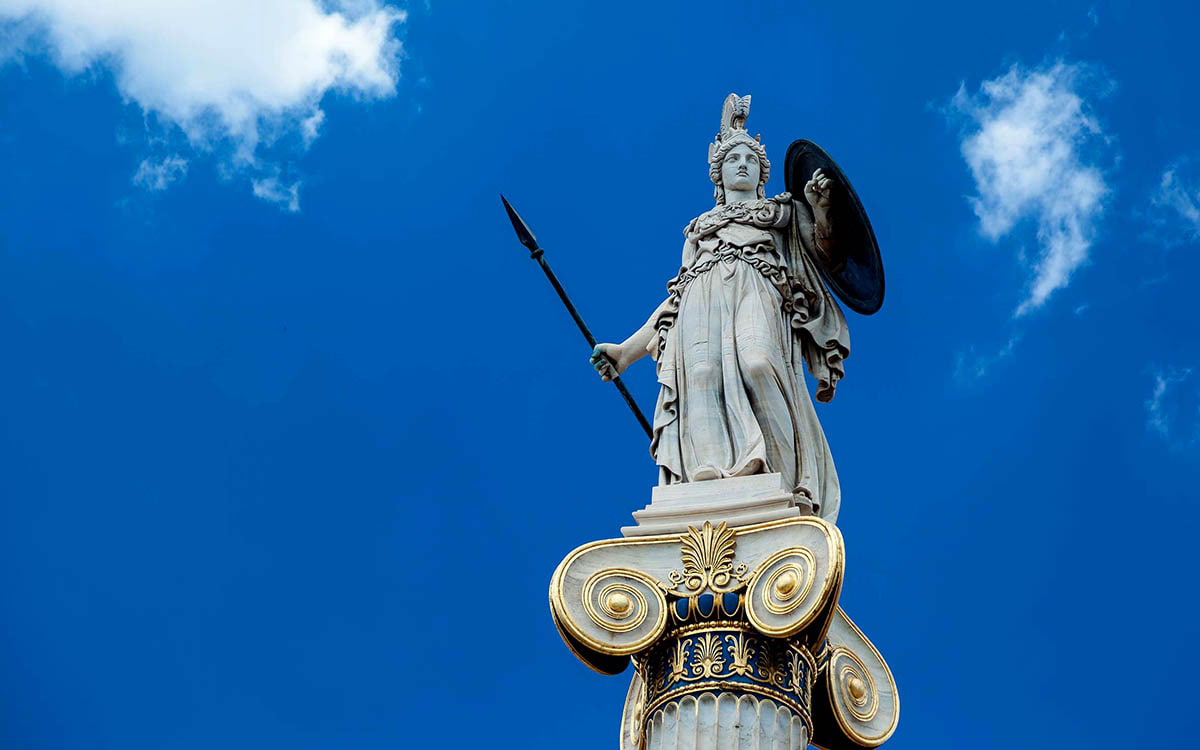 athena statue academy