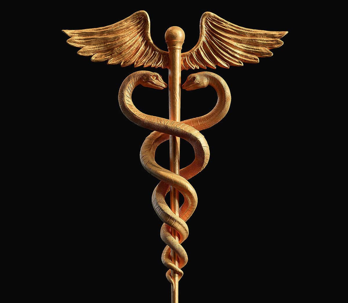 the caduceus rod