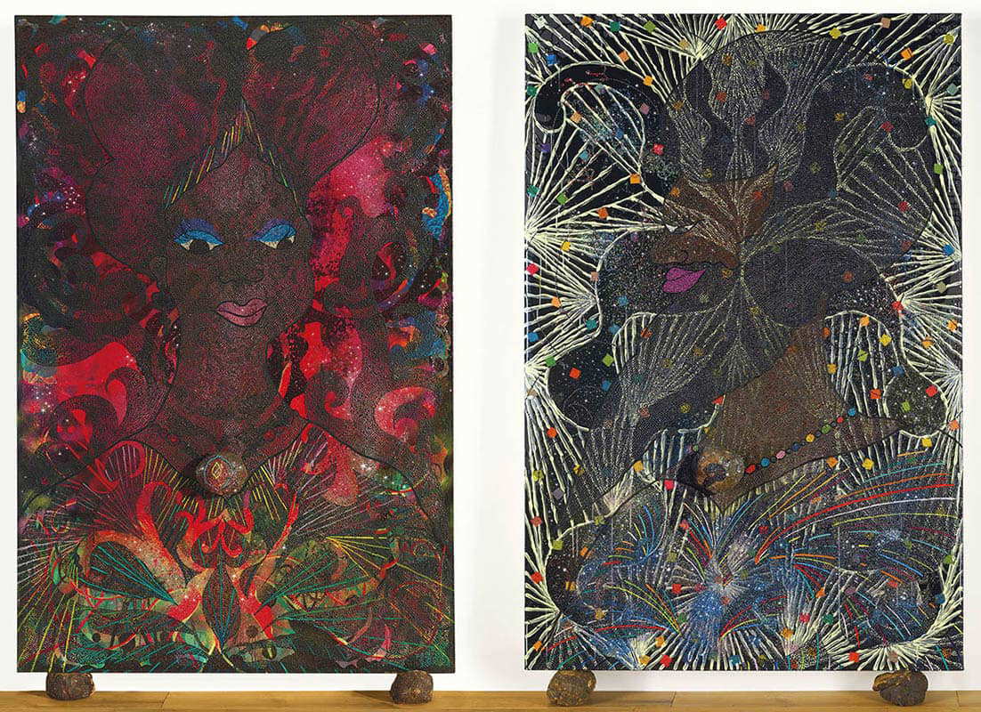 chris ofili elephant dung painting postmodern art