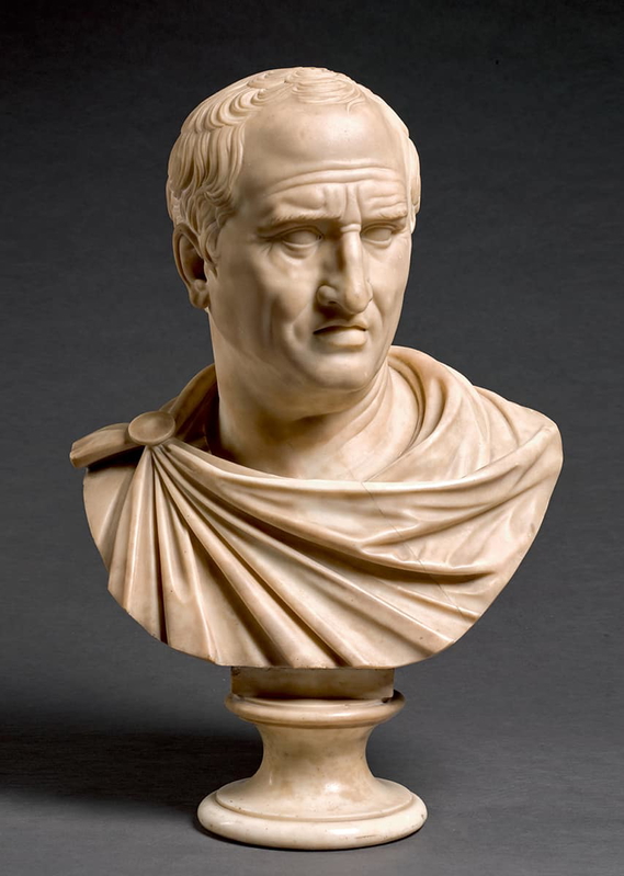 cicero roman marble bust