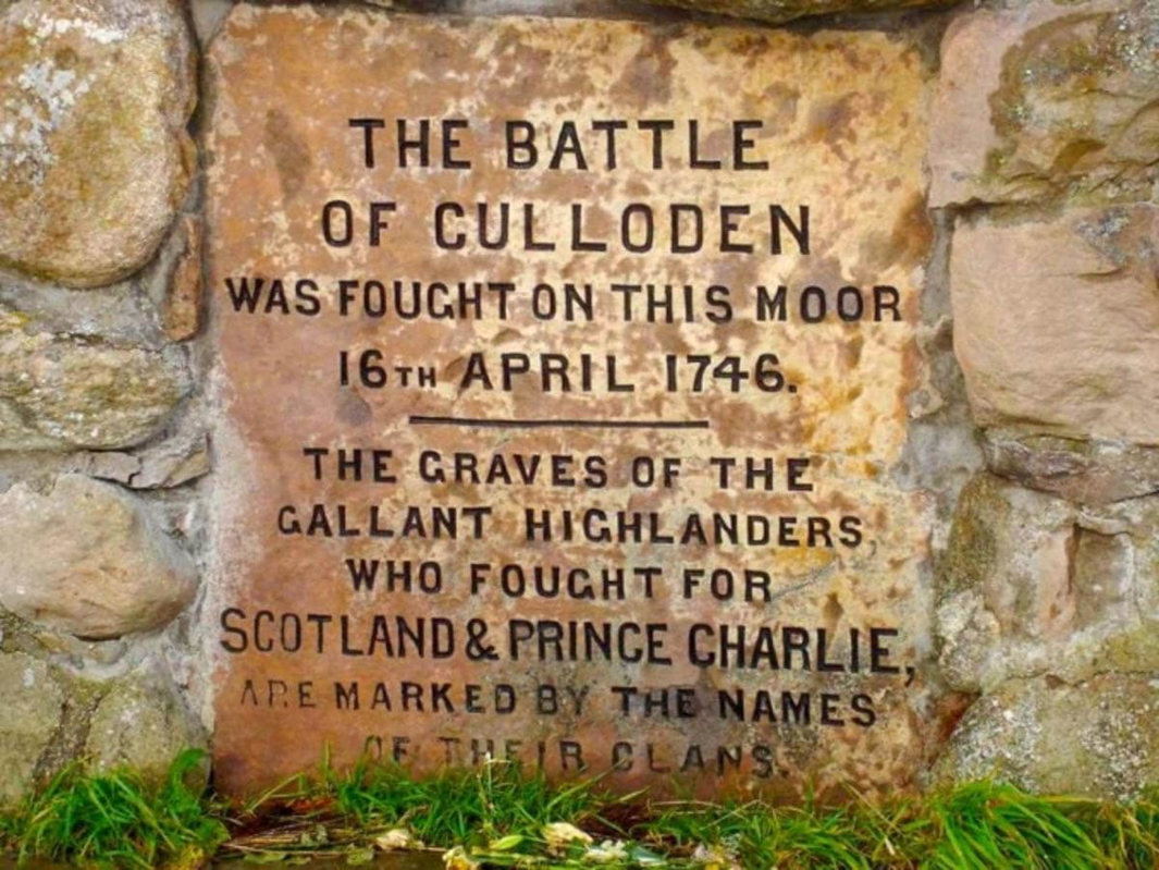 commemorative stone battle culloden