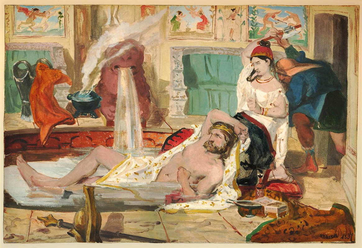 david scott death of agamemnon clytemnestra