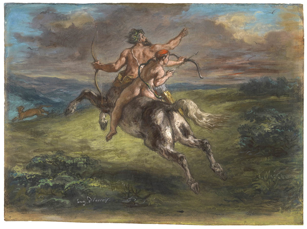 delacroix education achilles chiron