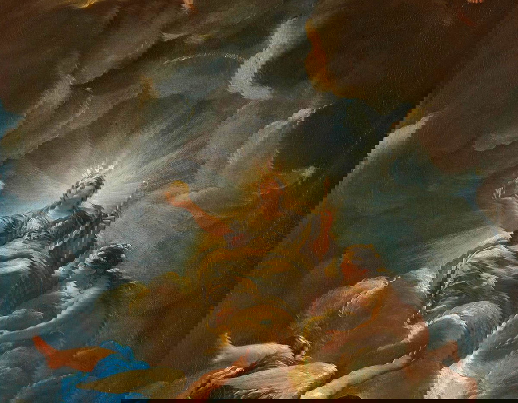 divine wisdom giordano painting