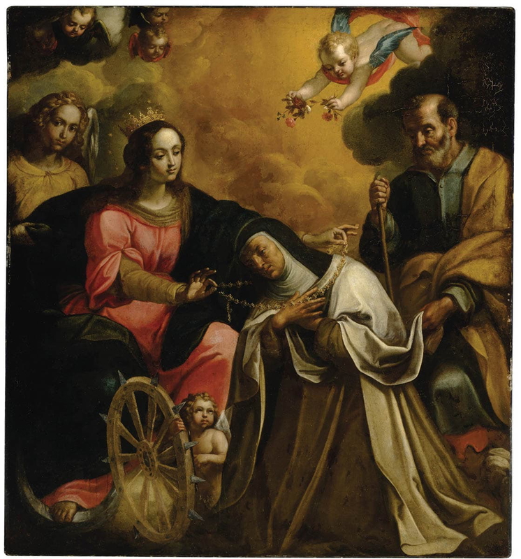 francesco cozza vision of saint teresa painting