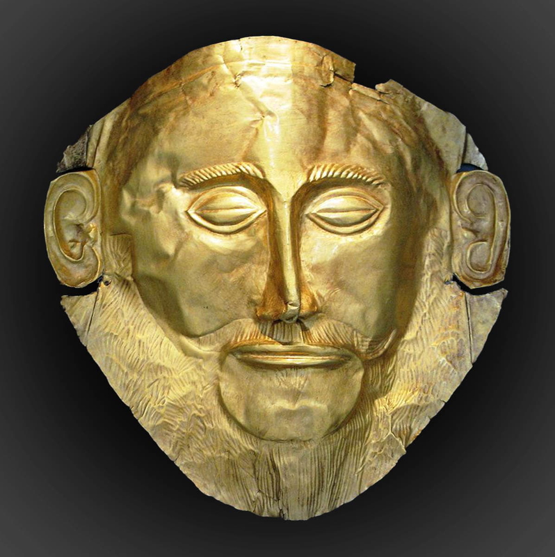 agamemnon golden death mask