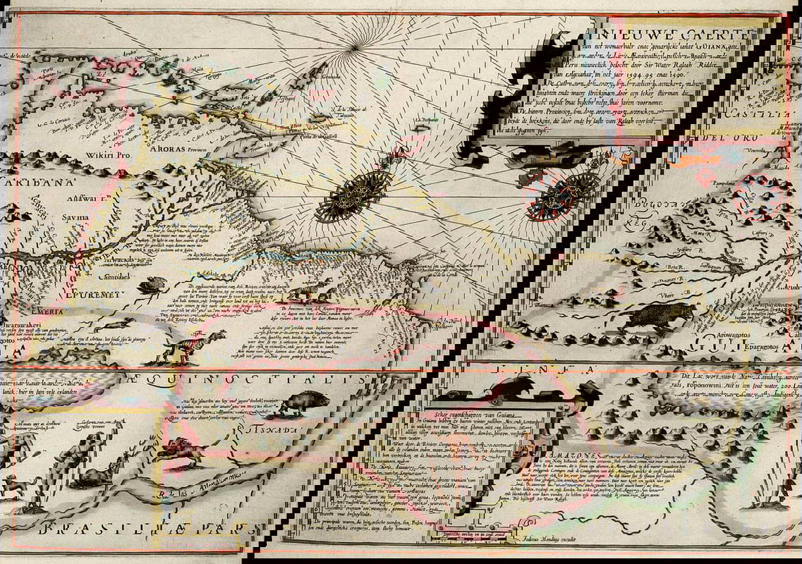 guiana expedition map