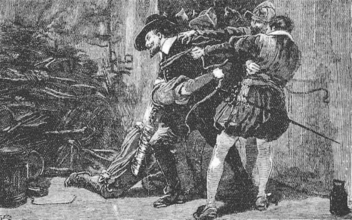 guy fawkes capture illustration