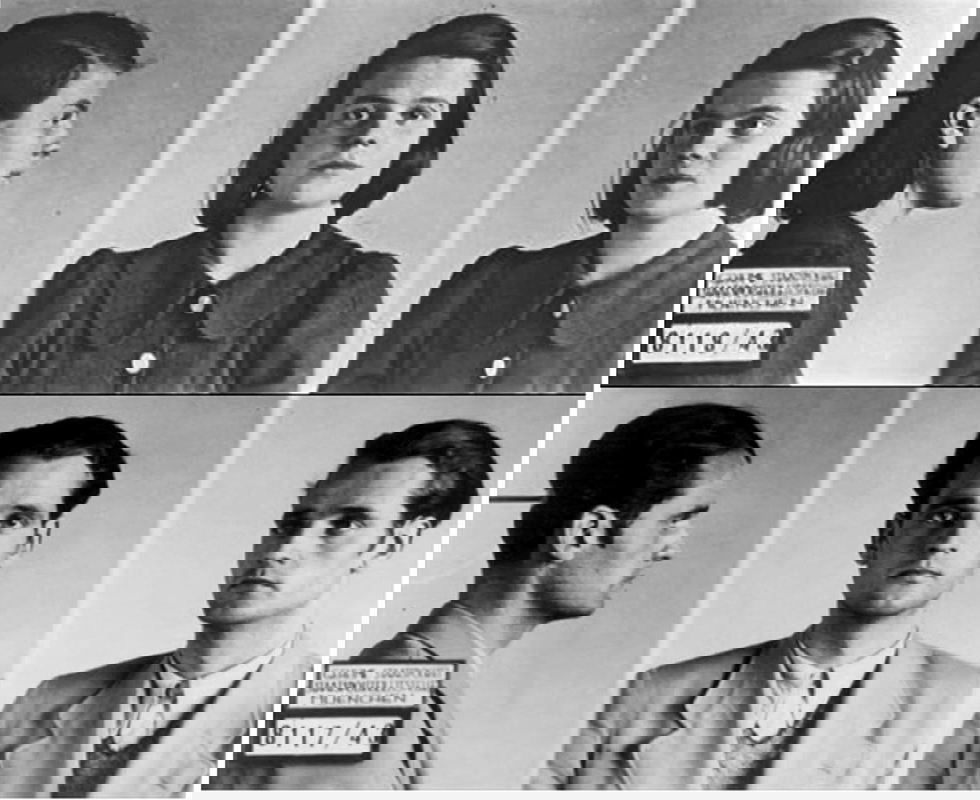 hans scholl sophie scholl mugshots