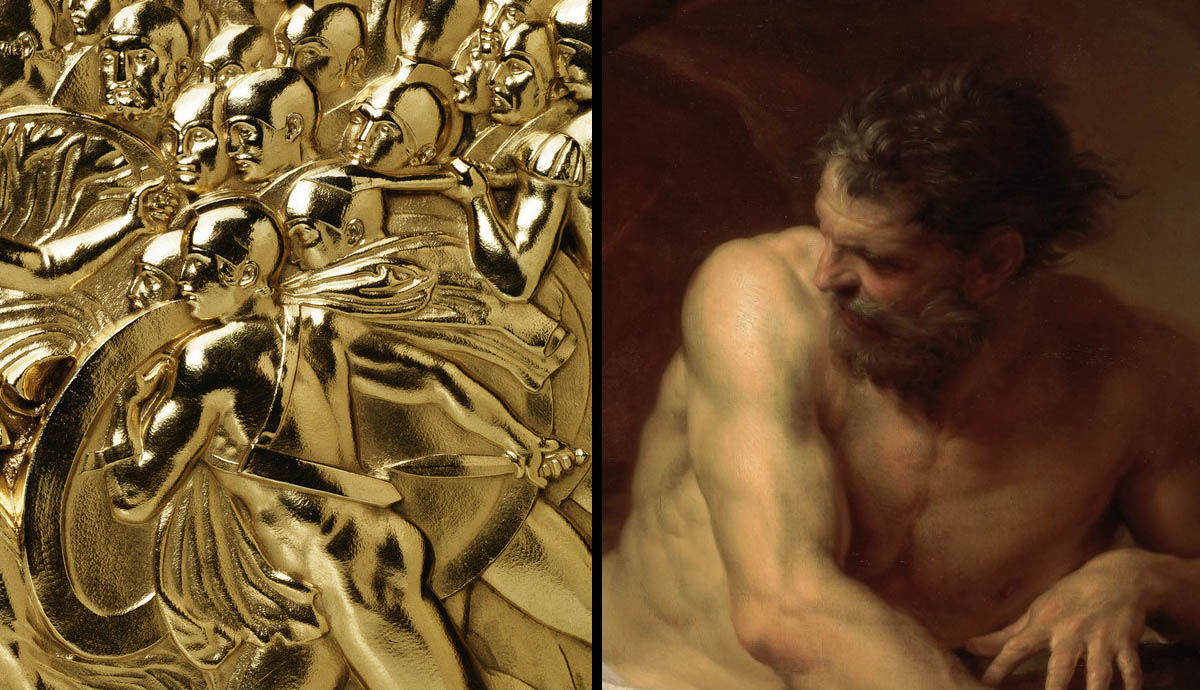 hephaestus shield details of Achilles