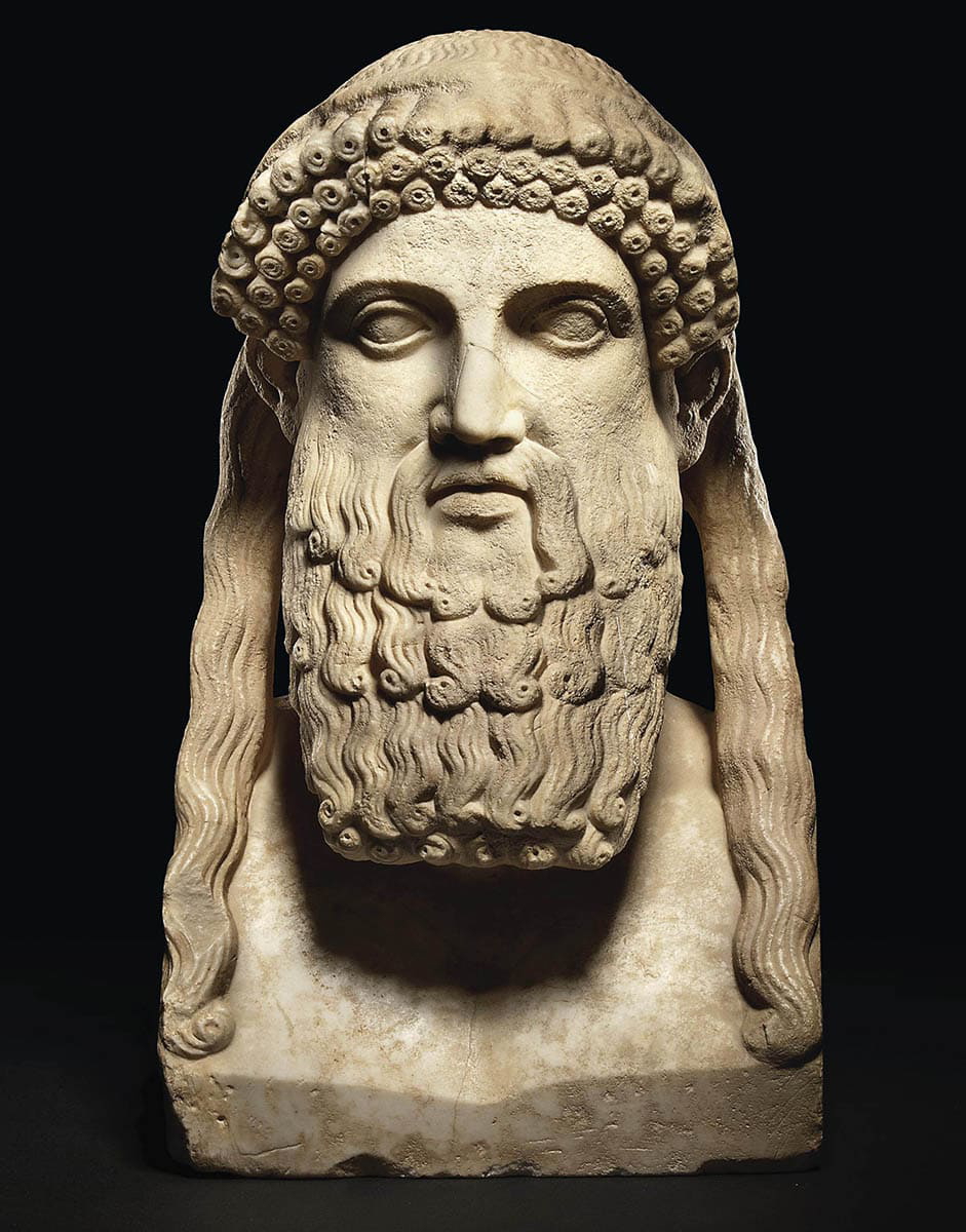 Hermes, son of Zeus, statue, c. 1st century BCE/CE. Source: Christie’s