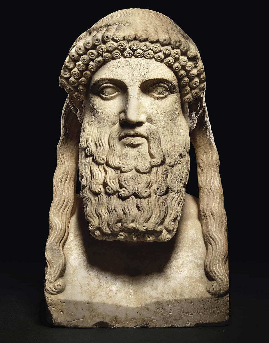 Hermes, son of Zeus, statue, c. 1st century BCE/CE. Source: Christie’s