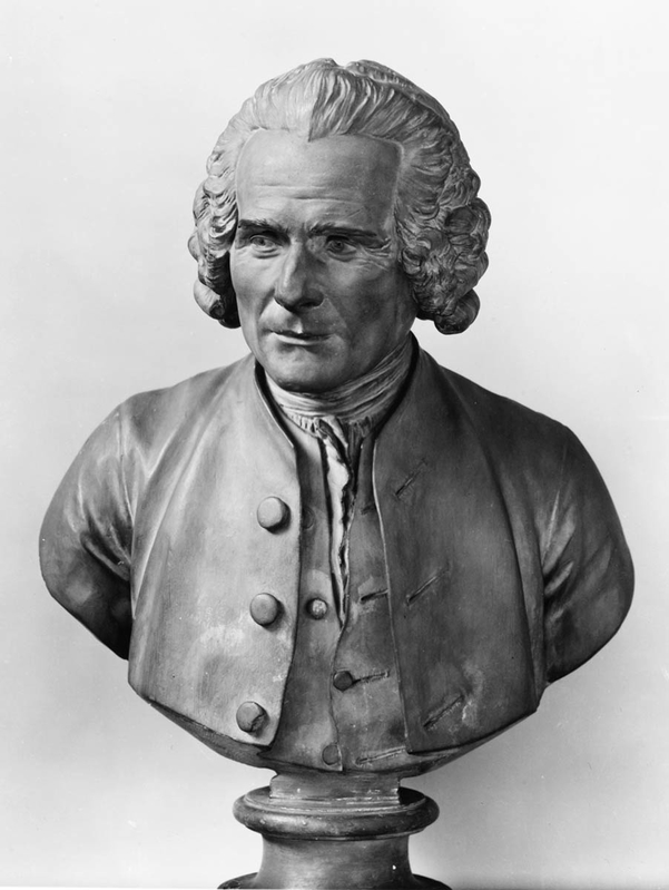 jean houdon jean jacques rousseau bust