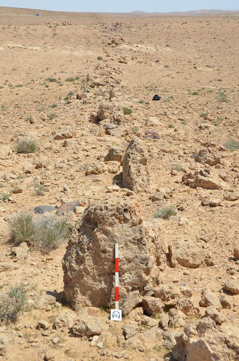 khatt shebib jordan wall close archaeological mysteries