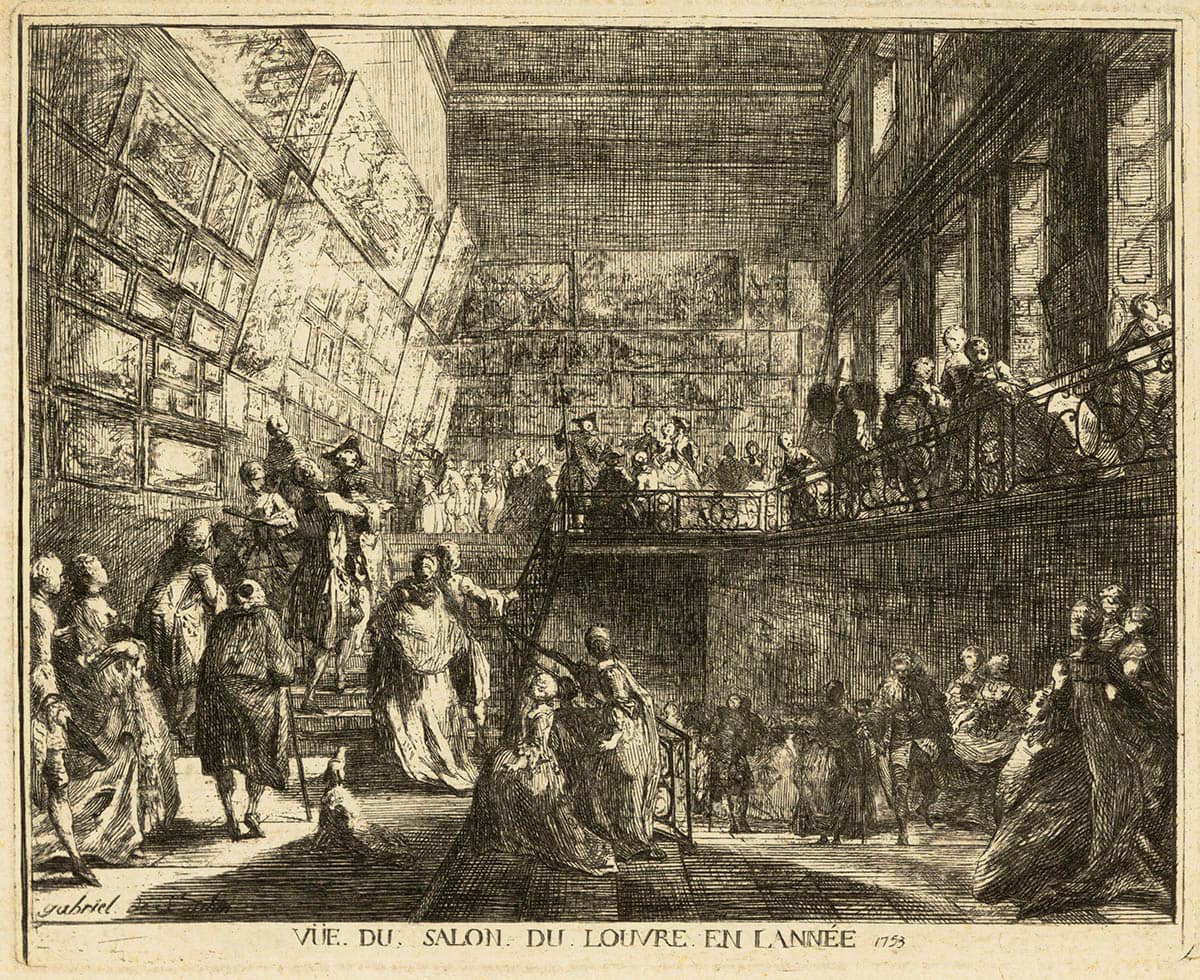 louvre salon year 1753 engraving