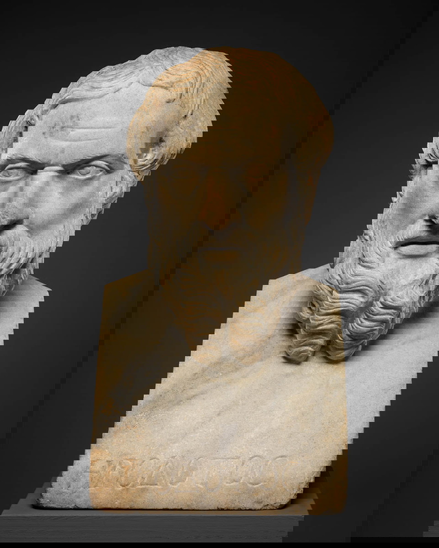 marble bust herodotus