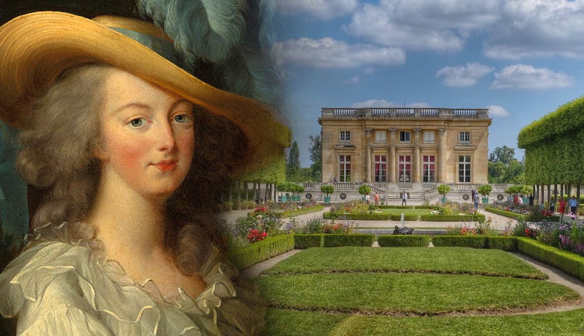 marie antoinette in petit trianon versailles