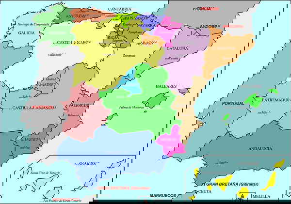 Map Of Medieval Spain The Changing Face Of Medieval Spain: From Rome To Reconquista