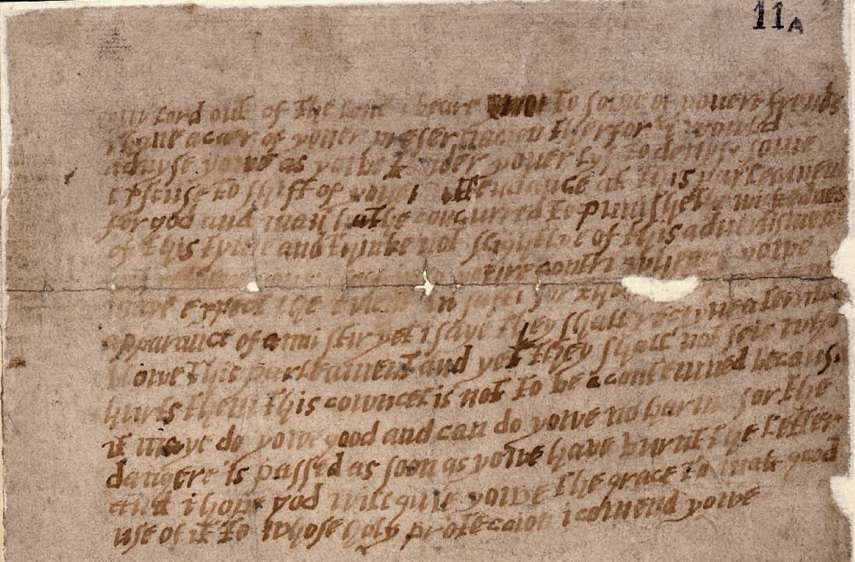 monteagle letter warning gunpowder plot