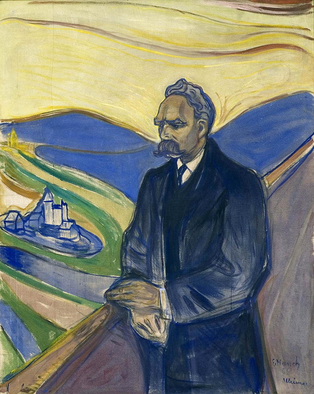 nietzsche portrait munch
