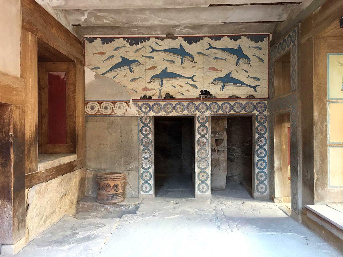 palace knossos crete queen megaron