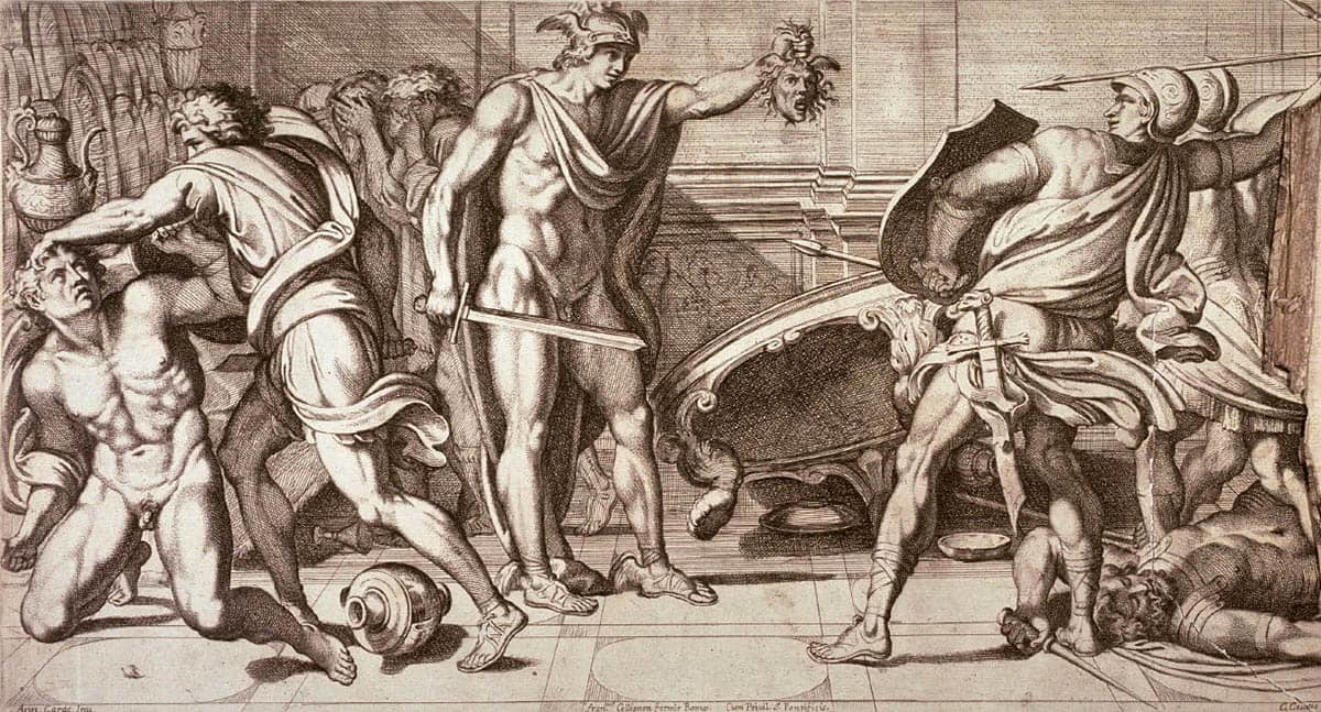 annibale carracci perseus medusa