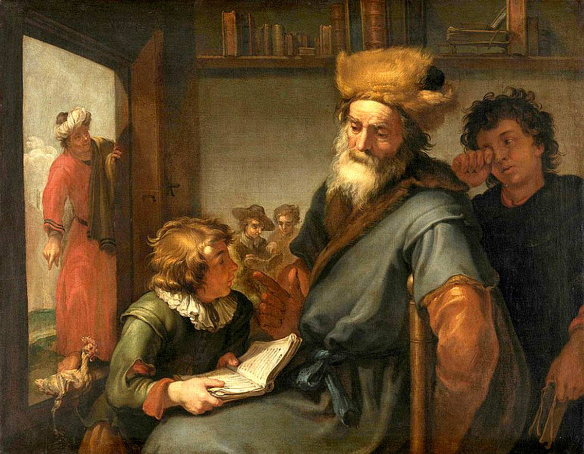 plato diogenes bloemaert painting