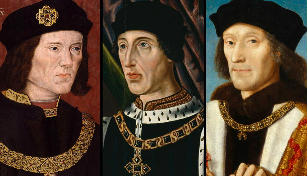 portraits of richard iii henry vii and henry vi