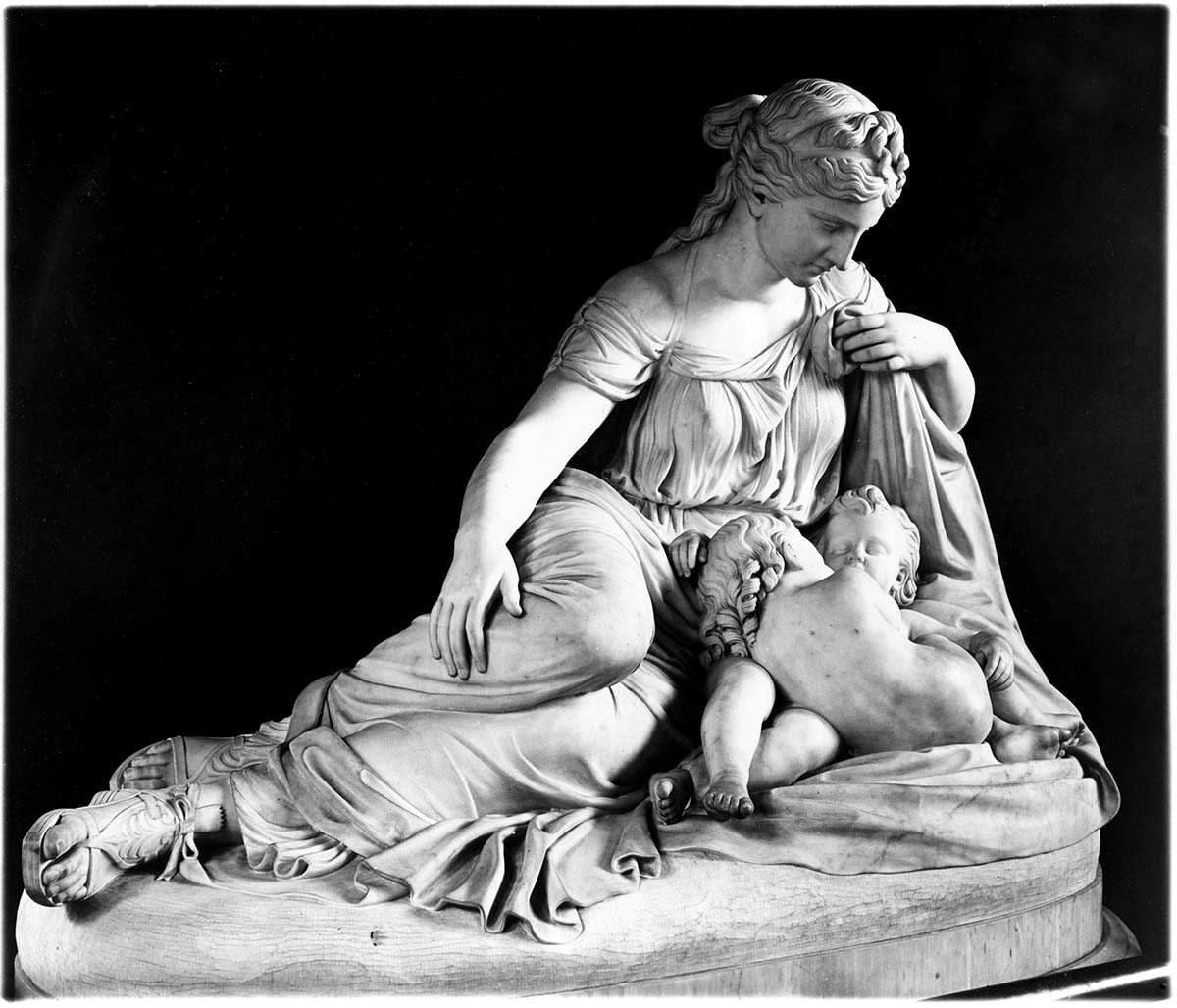 Latona (Leto) and Her Children, Apollo and Diana, by William Henry Rinehart, 1870. Source: Metropolitan Museum of Art