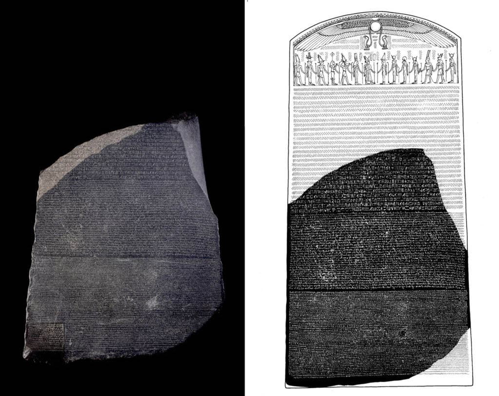 rosetta stone british museum reconstruction