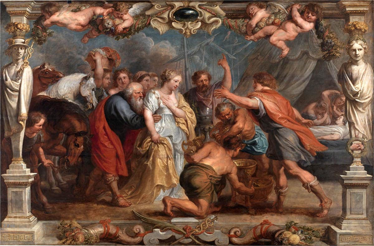 rubens briseis returned achilles