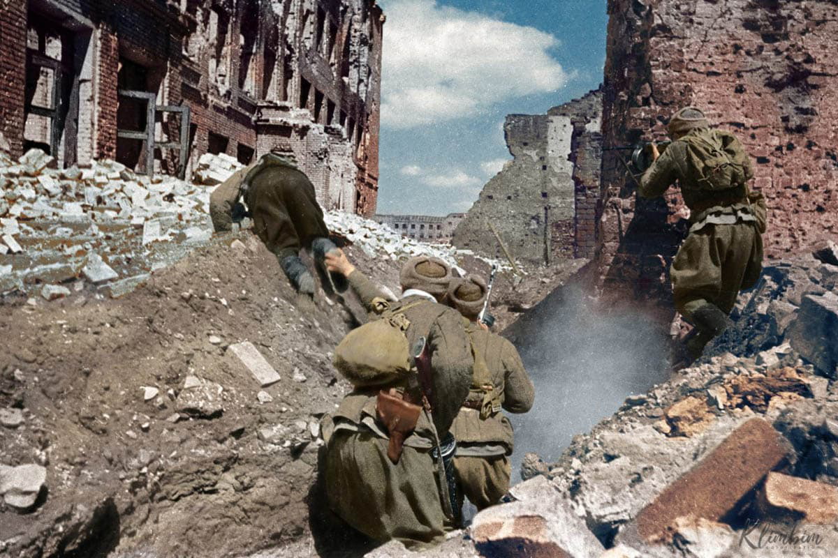 russian troops stalingrad