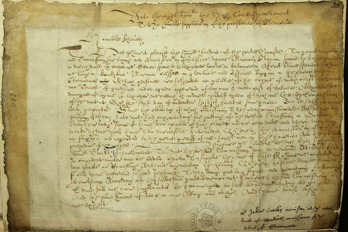scottish witches persecution 1649 witch-hunt