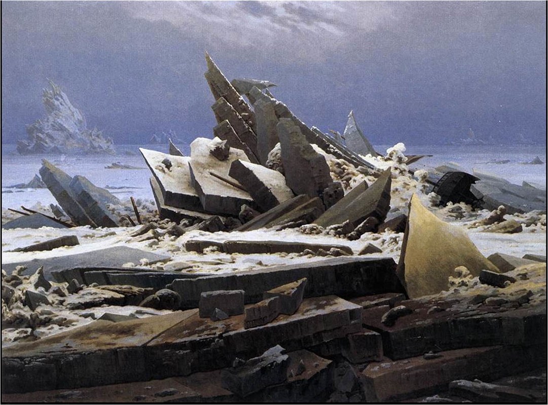 sea ice caspar david friedrich 1824