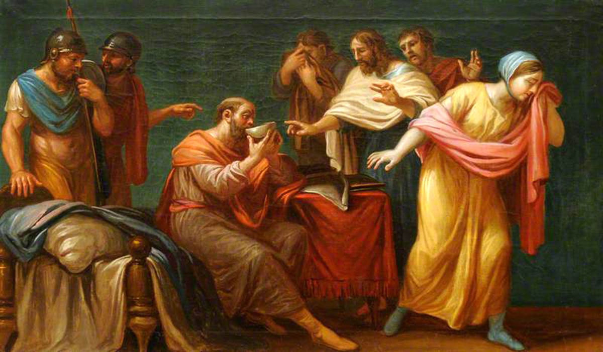 socrates hemlock zucchi painting