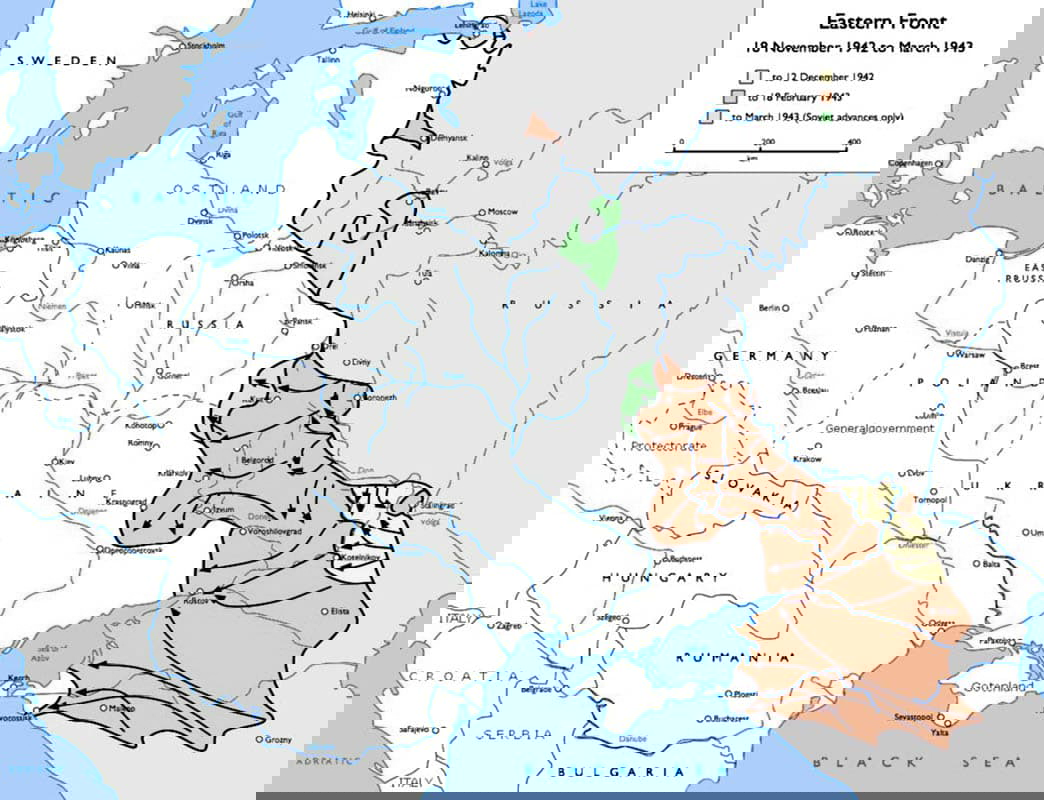 stalingrad strategic map