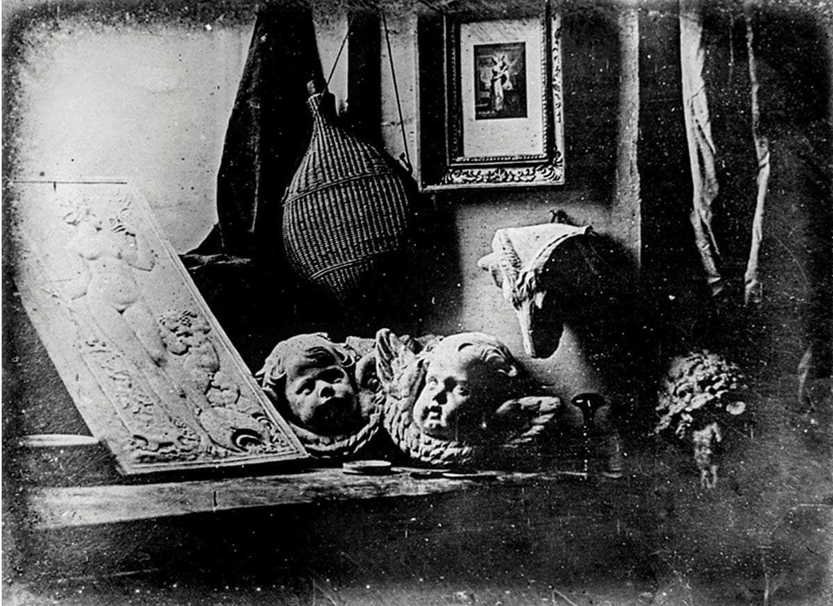 still life daguerreotype first photograph