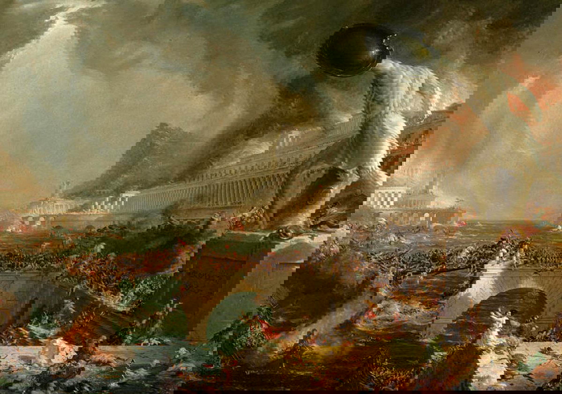 thomas cole empire destruction