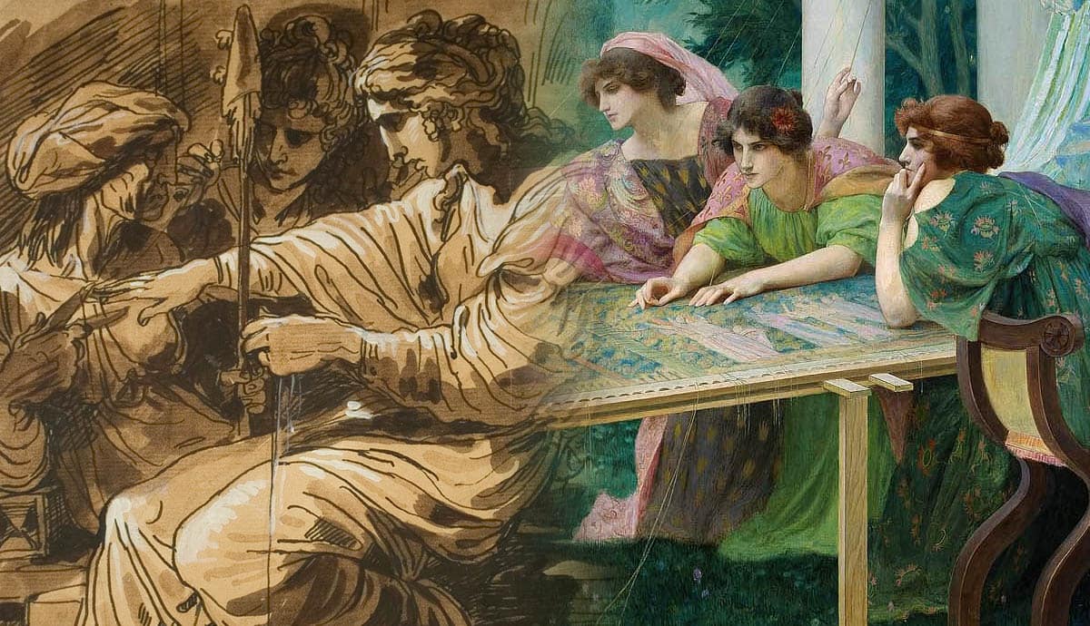 the three fates greek mythology painting