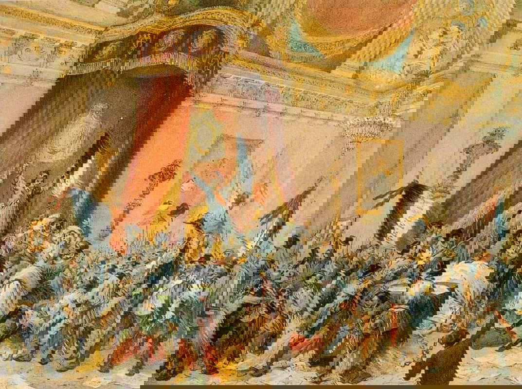throne seized tuileries palace republicanism 1848