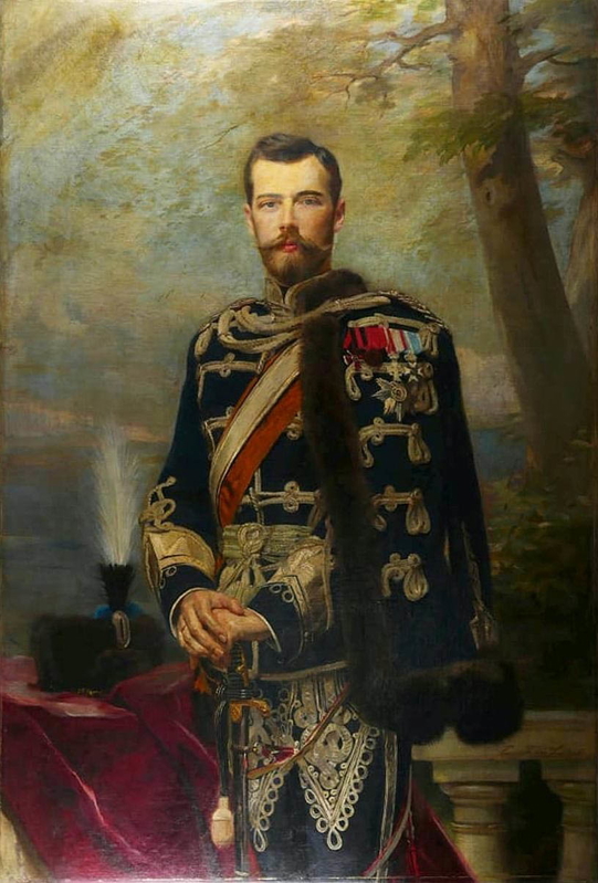 tsar nicholas russia portrait russian tradition
