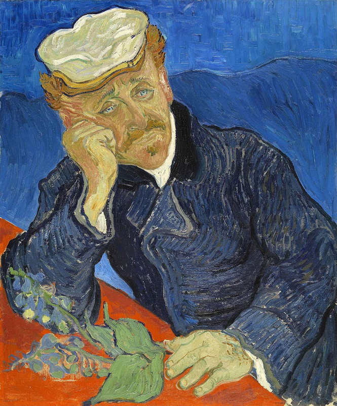 van gogh doctor paul gachet portrait